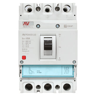 Автоматический выключатель AV POWER-2/3 125А 35kA TR EKF AVERES