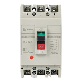 Выключатель автоматический ВА-99М 63/32А 3P 25кА EKF
