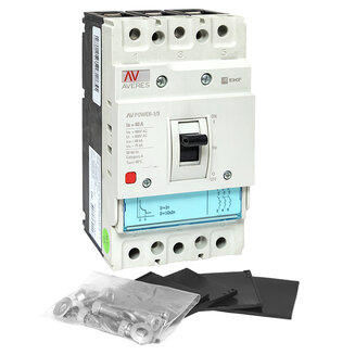 Автоматический выключатель AV POWER-1/3 80А 80kA TR EKF AVERES