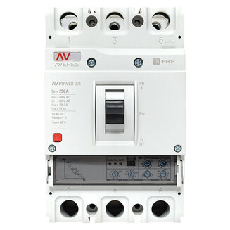 Автоматический выключатель AV POWER-2/3 250А 100kA ETU2.0 EKF AVERES