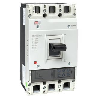 Автоматический выключатель AV POWER-3/4 4P 630А 50kA ETU2.0 EKF AVERES