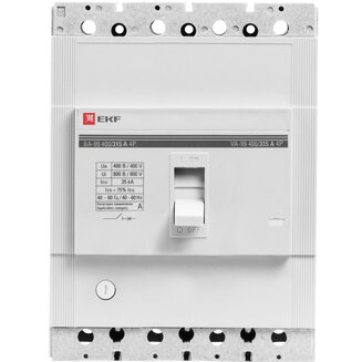 Выключатель автоматический ВА-99 400/315А 4P 35кА EKF PROxima